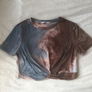 Tie-dye crop top